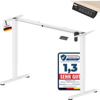 ALBATROS UP30 weiss Gestell für Schreibtisch Höhenverstellbar Elektrisch mit Motor, weiss - Stufenlos Höhenverstellbares Schreibtischgestell / von ALBATROS