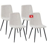 Albatros - Esszimmerstühle 4er Set bora Beige - Komfortabler Polsterstuhl für Modernes und Stilvolles Design am Esstisch - Küchenstuhl oder Stuhl Albatros - Esszimmerstühle 4er Set bora Beige - Komfortabler Polsterstuhl für Modernes und Stilvolles Design am Esstisch - Küchenstuhl oder Stuhl von ALBATROS