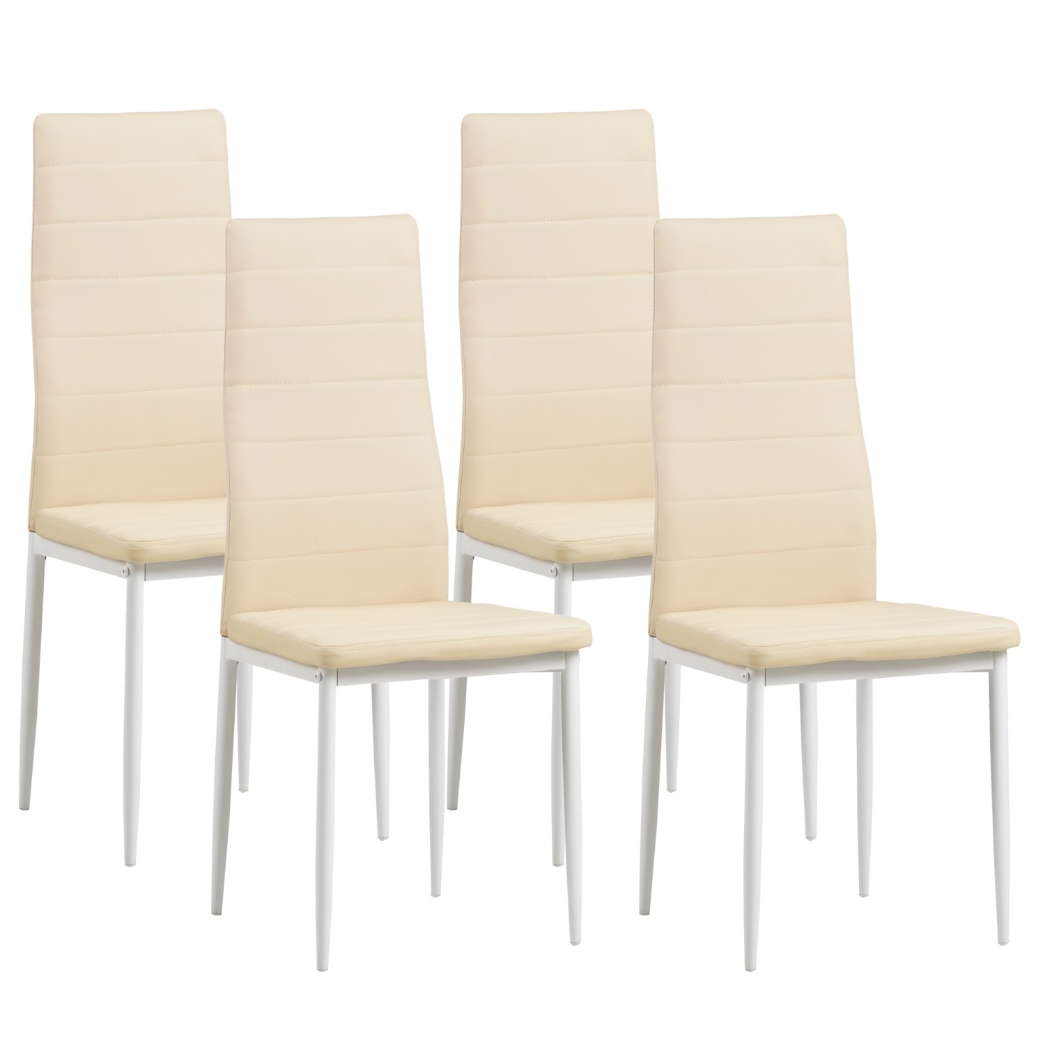 Albatros Esszimmerstühle MILANO 4er Set Beige Albatros Esszimmerstühle MILANO 4er Set Beige von ALBATROS