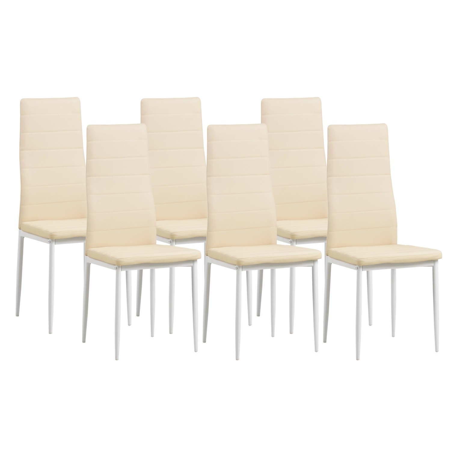 Albatros Esszimmerstühle MILANO 6er Set Beige Albatros Esszimmerstühle MILANO 6er Set Beige von ALBATROS