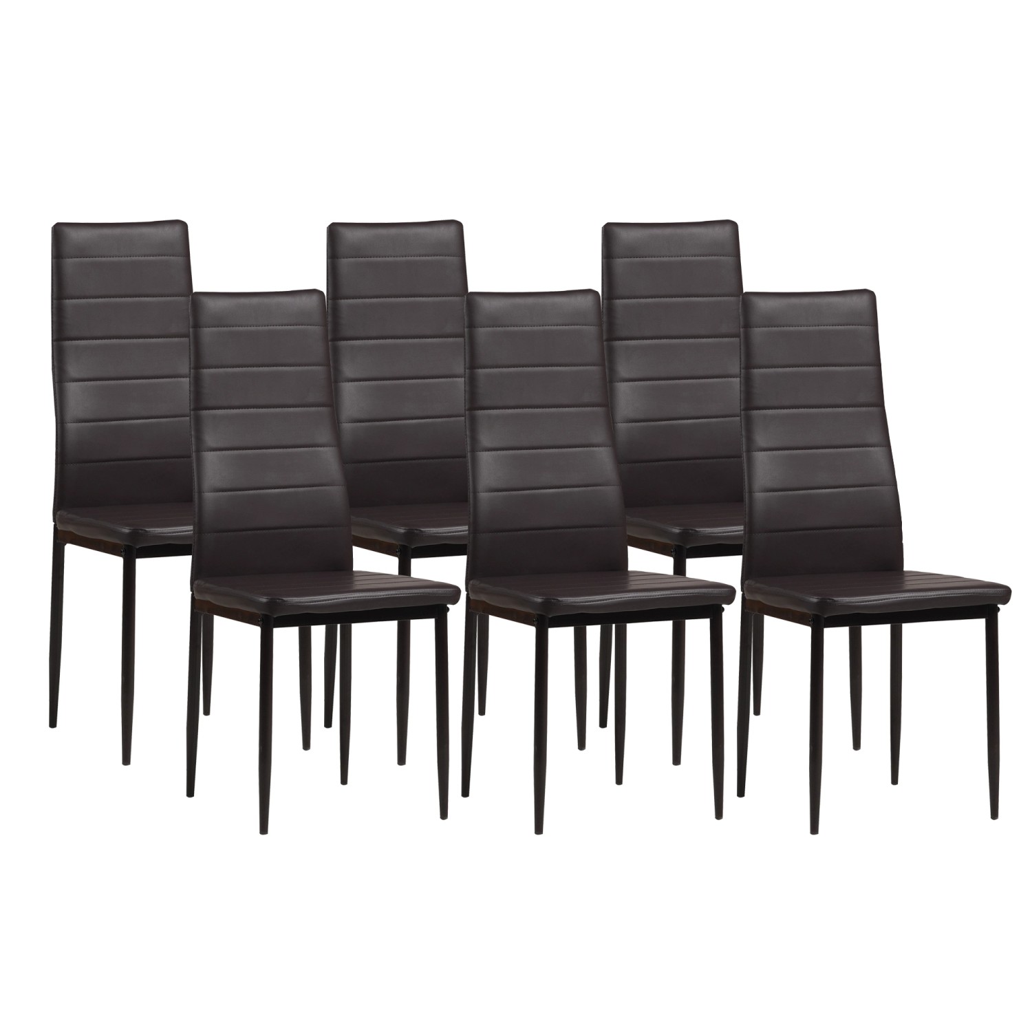 Albatros Esszimmerstühle MILANO 6er Set Braun Albatros Esszimmerstühle MILANO 6er Set Braun von ALBATROS