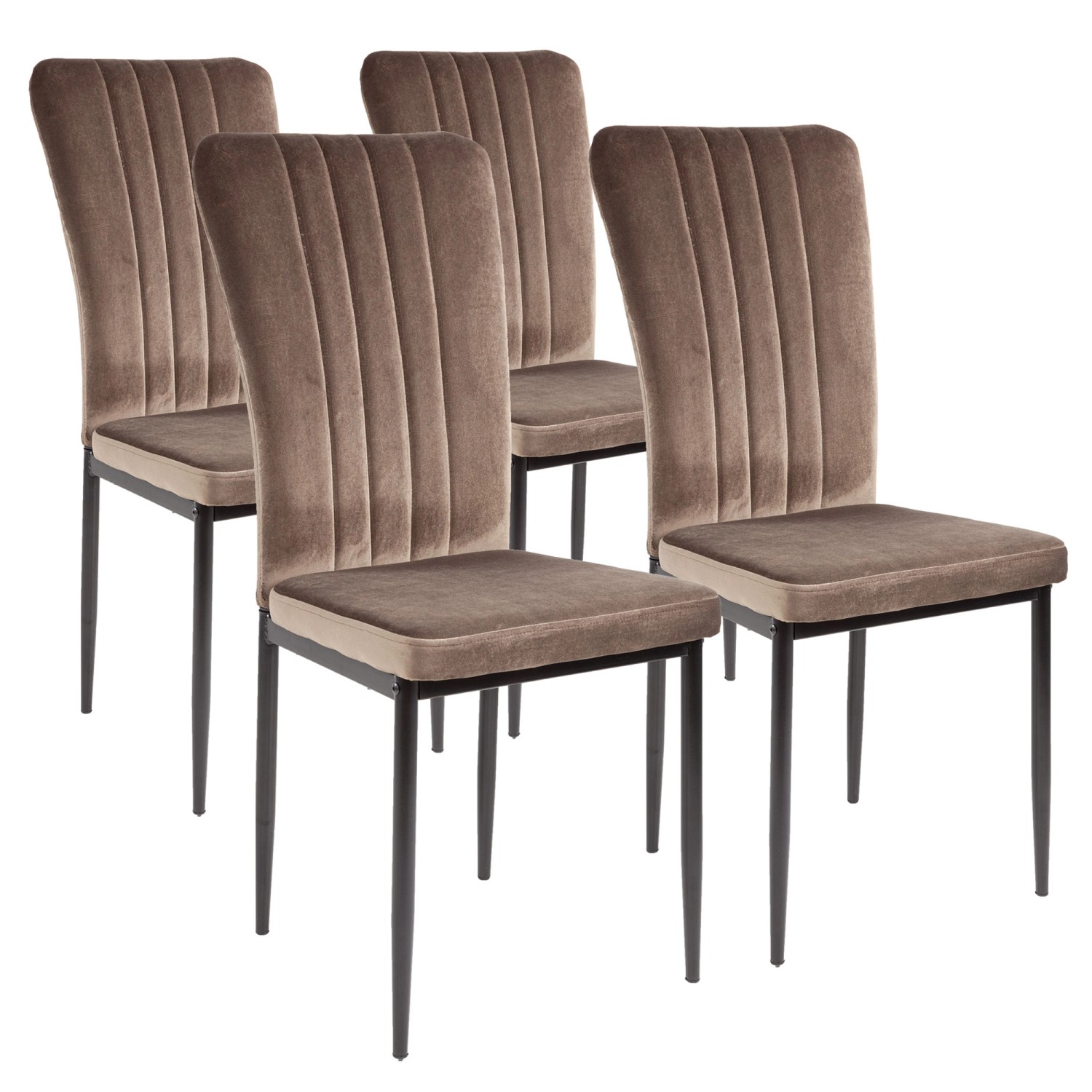 Albatros Esszimmerstühle MODENA 4er Set Braun Albatros Esszimmerstühle MODENA 4er Set Braun von ALBATROS