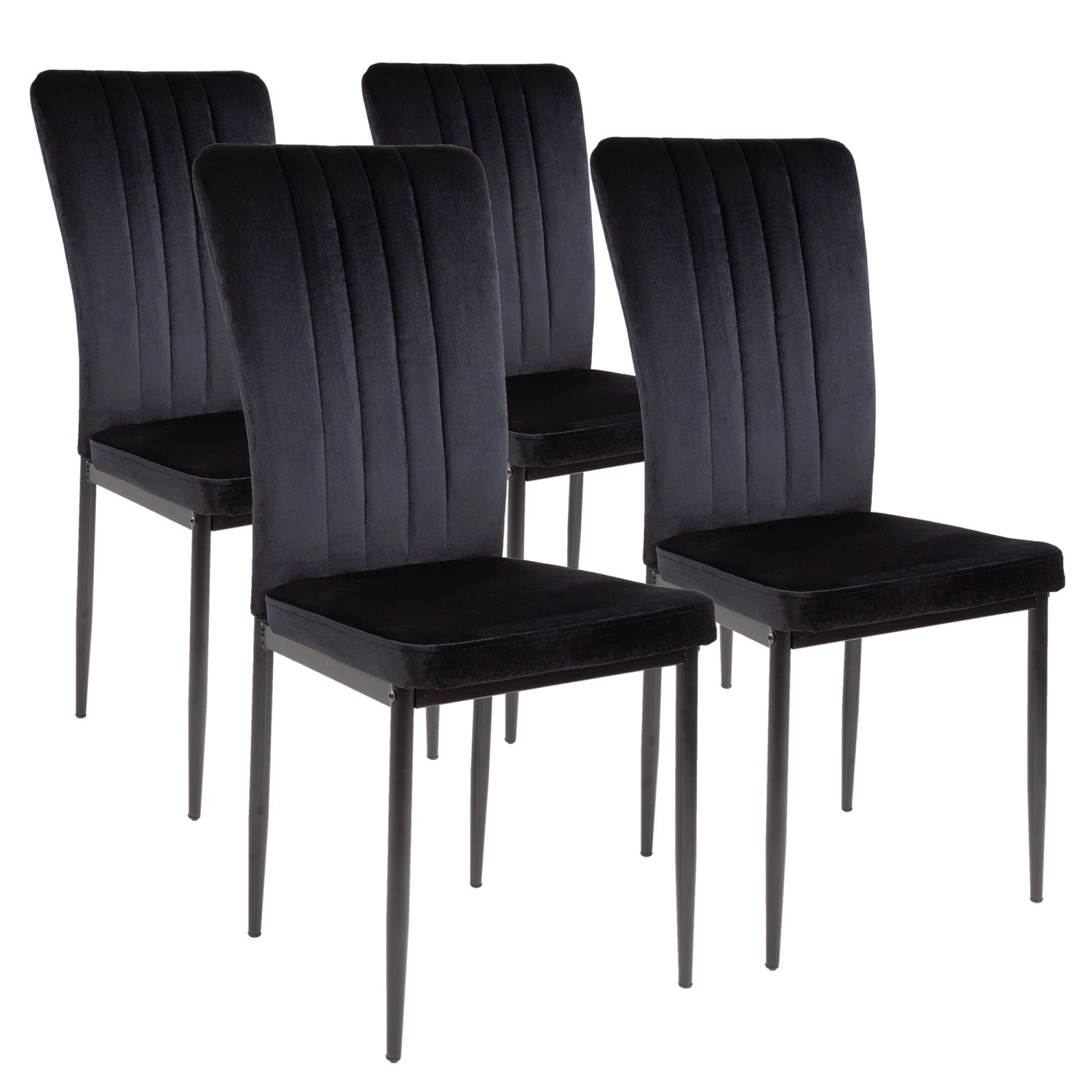 Albatros Esszimmerstühle MODENA 4er Set Schwarz Albatros Esszimmerstühle MODENA 4er Set Schwarz von ALBATROS
