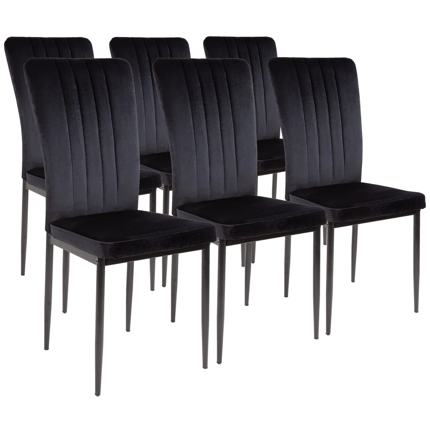Albatros Esszimmerstühle MODENA 6er Set Schwarz Albatros Esszimmerstühle MODENA 6er Set Schwarz von ALBATROS