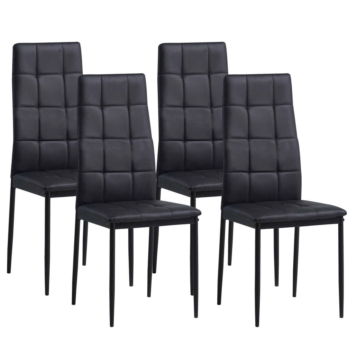 Albatros Esszimmerstühle RIMINI 4er SET Schwarz Albatros Esszimmerstühle RIMINI 4er SET Schwarz von ALBATROS