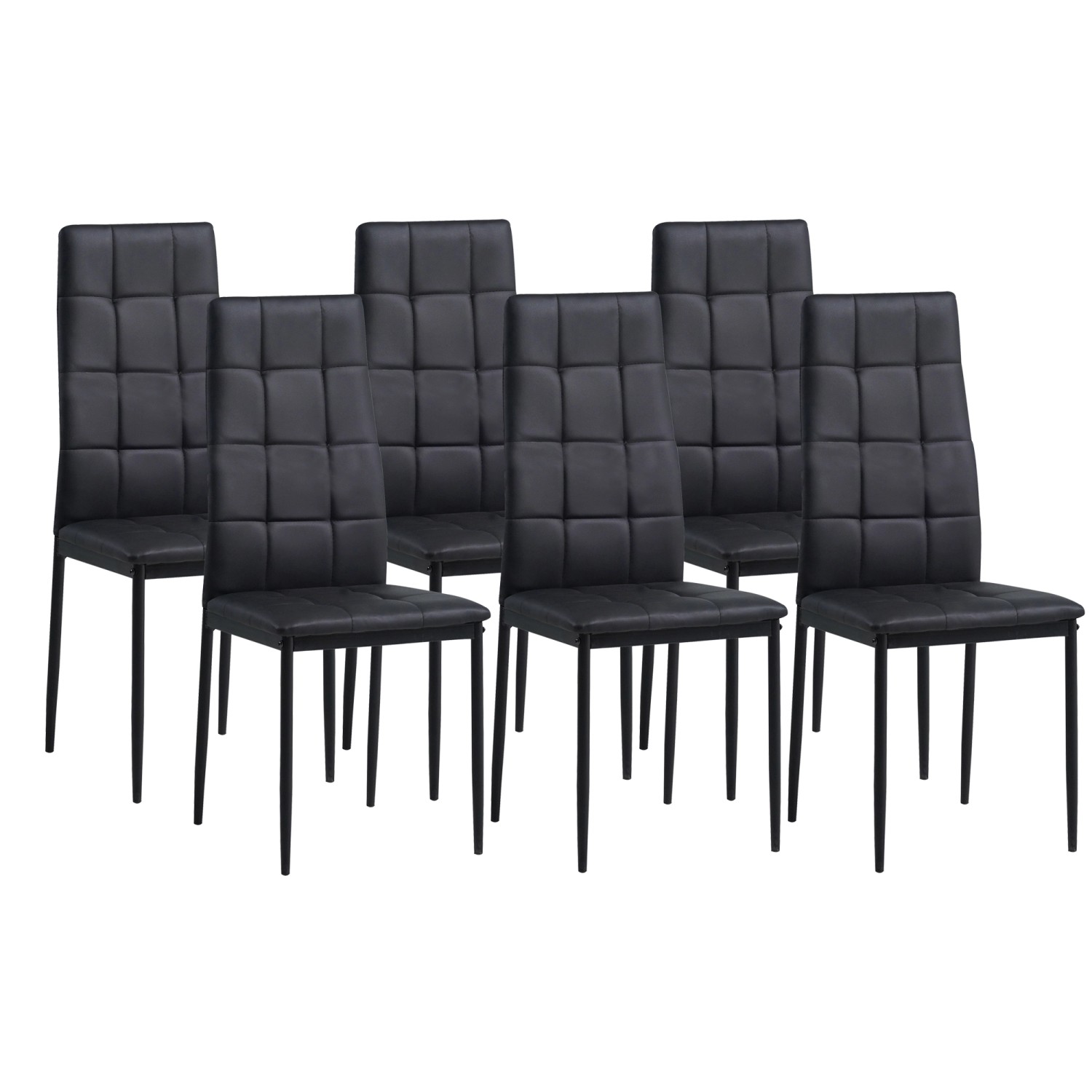 Albatros Esszimmerstühle RIMINI 6er SET Schwarz Albatros Esszimmerstühle RIMINI 6er SET Schwarz von ALBATROS
