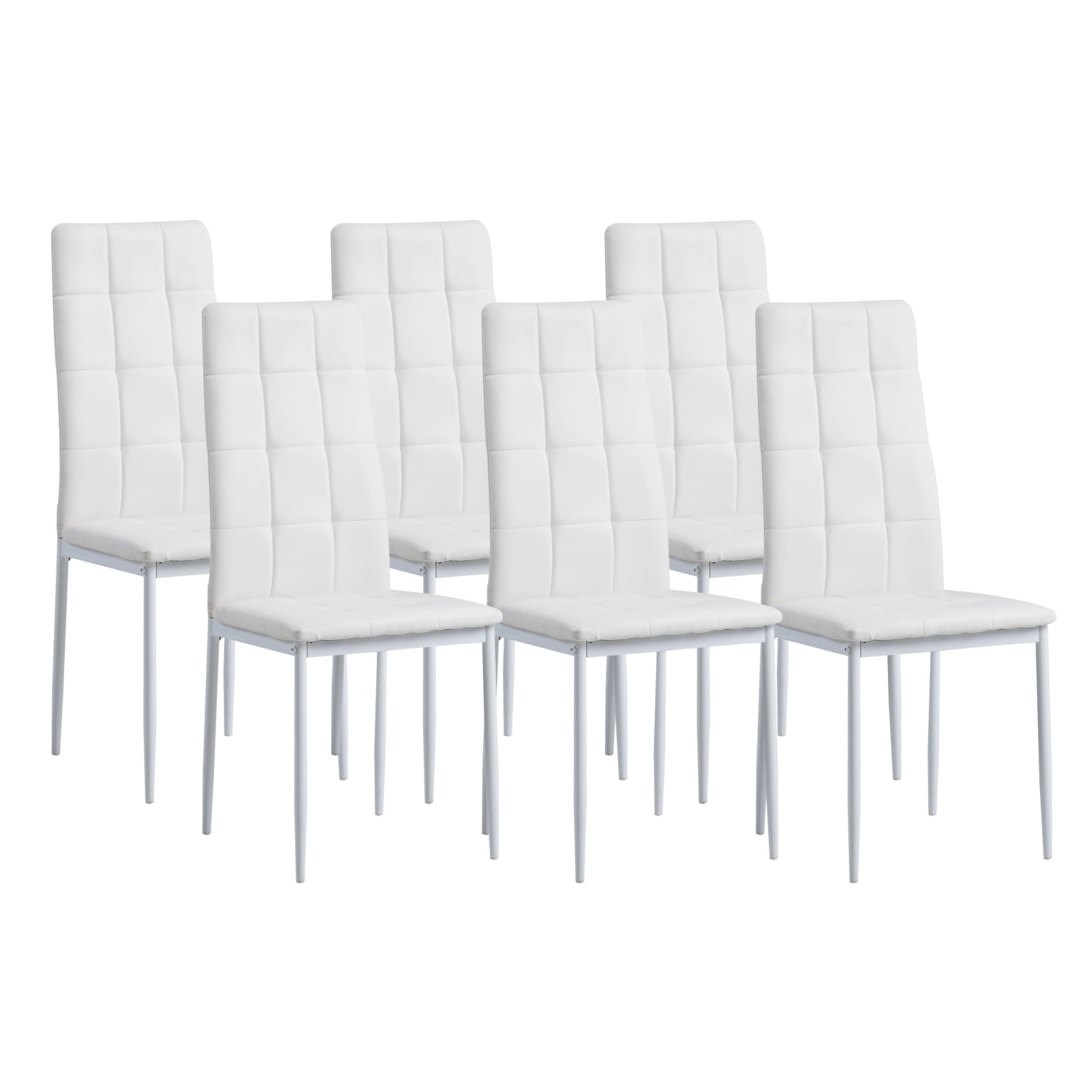 Albatros Esszimmerstühle RIMINI 6er SET Weiss Albatros Esszimmerstühle RIMINI 6er SET Weiss von ALBATROS