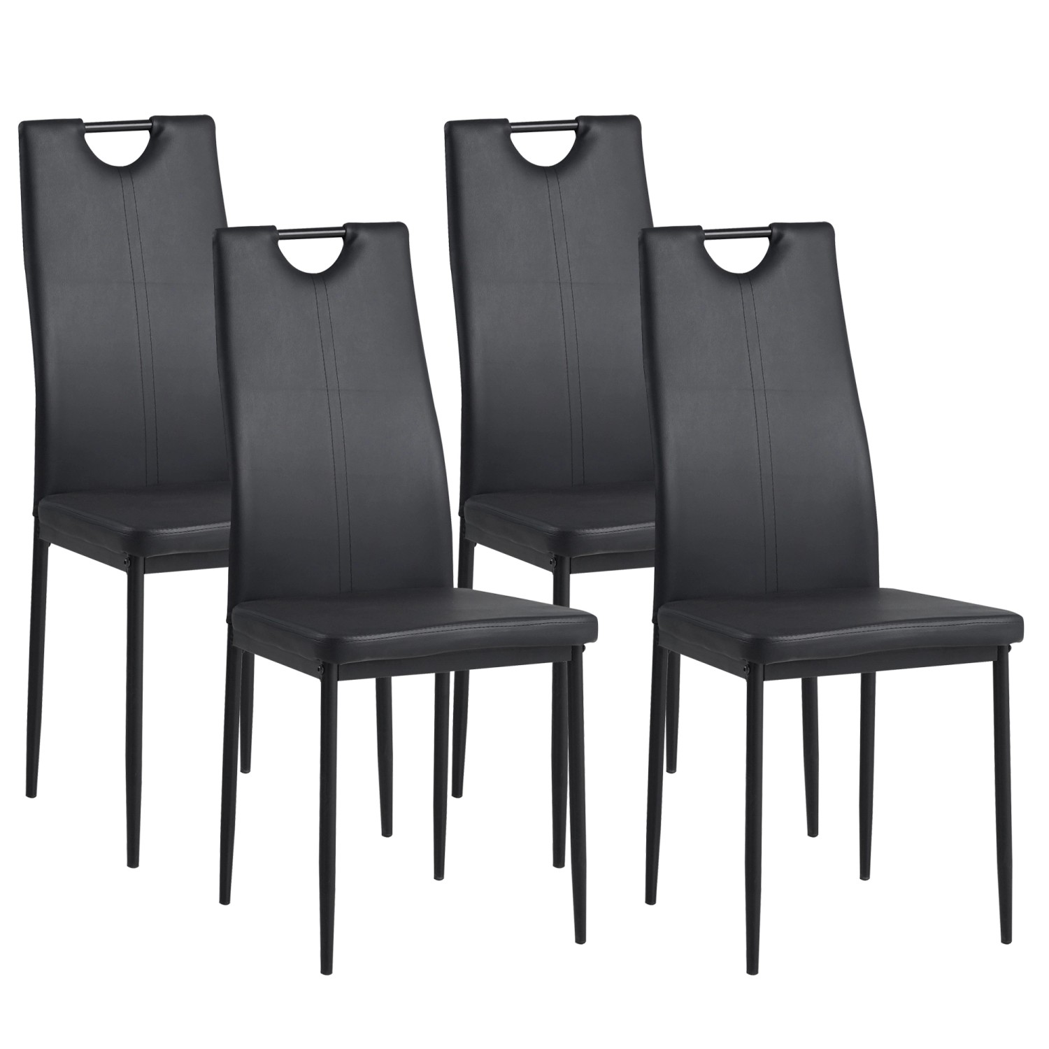 Albatros Esszimmerstühle SALERNO 4er Set Schwarz Albatros Esszimmerstühle SALERNO 4er Set Schwarz von ALBATROS