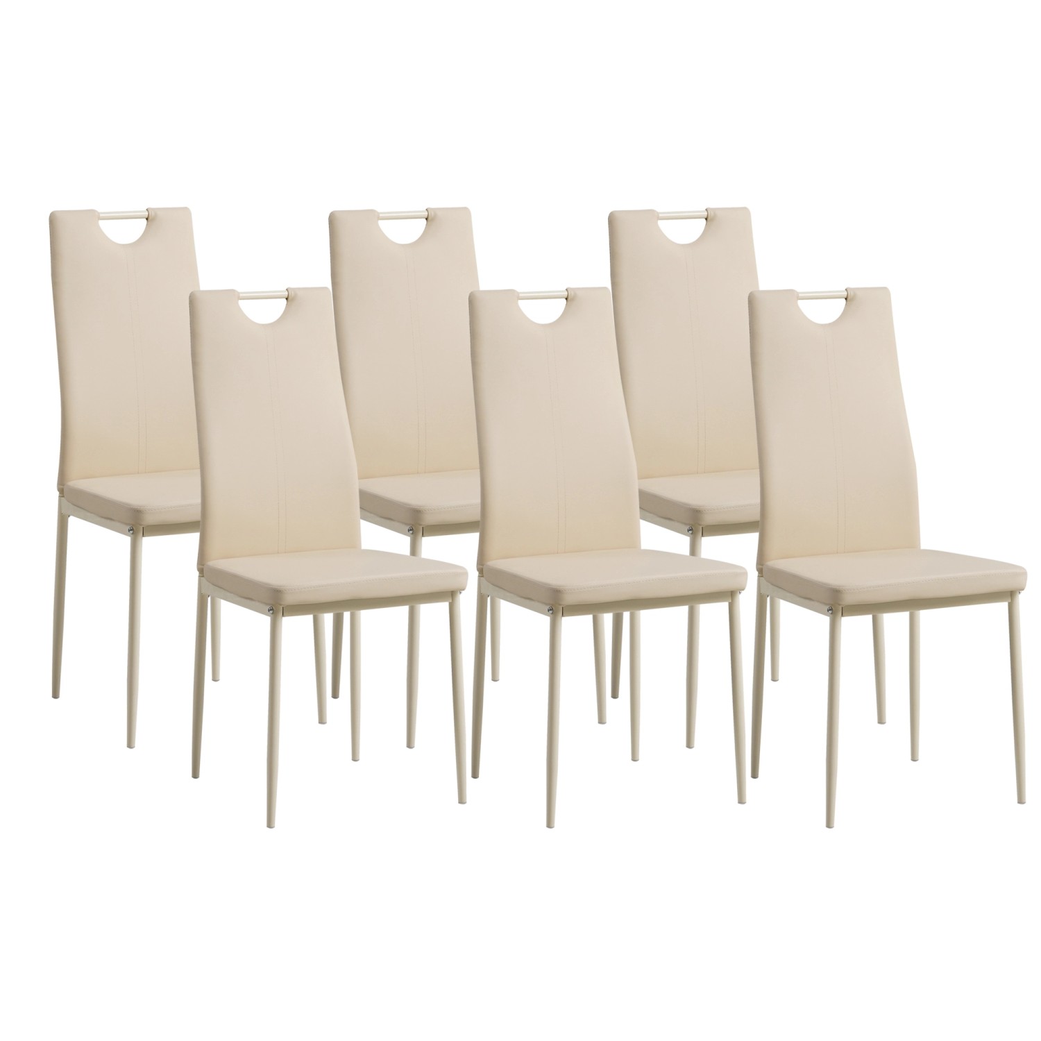 Albatros Esszimmerstühle SALERNO 6er Set Beige Albatros Esszimmerstühle SALERNO 6er Set Beige von ALBATROS