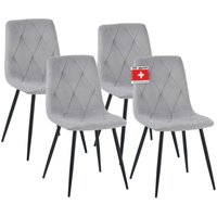 Albatros Esszimmerstuhl Dora mit Stoff Bezug stilvolles Vintage Design, belastbar mit 110Kg, Polsterstuhl - Moderner Küchenstuhl, Stuhl Esszimmer Albatros Esszimmerstuhl Dora mit Stoff Bezug stilvolles Vintage Design, belastbar mit 110Kg, Polsterstuhl - Moderner Küchenstuhl, Stuhl Esszimmer von ALBATROS