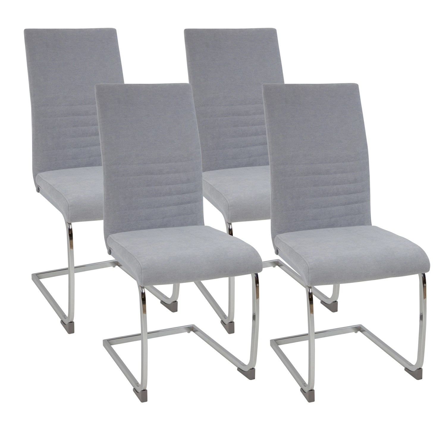 Albatros Freischwinger LUGANO 4er Set Grau Albatros Freischwinger LUGANO 4er Set Grau von ALBATROS