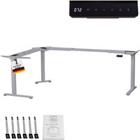 Albatros LIFT L7S Gestell für Eckschreibtisch Höhenverstellbar Elektrisch silber - Winkelschreibtisch Memoryfunktion, - Schreibtischgestell Albatros LIFT L7S Gestell für Eckschreibtisch Höhenverstellbar Elektrisch silber - Winkelschreibtisch Memoryfunktion, - Schreibtischgestell von ALBATROS