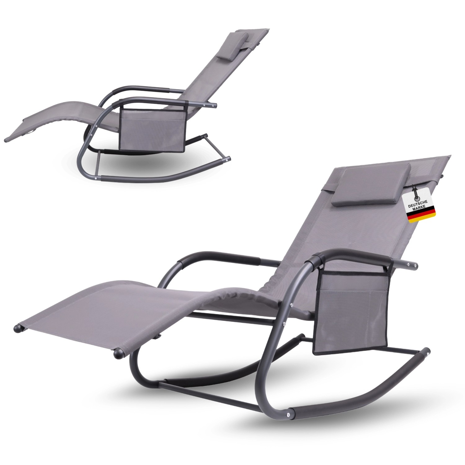 Albatros Premium Gartenliege C FORM Belastbar bis 160Kg von ALBATROS