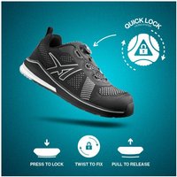 Albatros VOLTAGE QL Sicherheitshalbschuhe S1P ESD HRO SRC schwarz 44 von ALBATROS