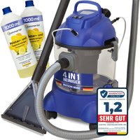 Waschsauger Polster + Teppich hydro 7500 inkl. 2l Shampoo - 4in1 Nass Trockensauger 1200 Watt 20l Volumen 16 kPa Saugleistung - Polsterreiniger Waschsauger Polster + Teppich hydro 7500 inkl. 2l Shampoo - 4in1 Nass Trockensauger 1200 Watt 20l Volumen 16 kPa Saugleistung - Polsterreiniger von ALBATROS