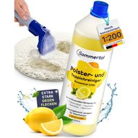Sommertal Polster- und Teppichreiniger, 1L Profi Konzentrat, für über 40 Waschvorgänge, geeignet für Sofa, Polster, Auto Sitze, Teppich von SOMMERTAL