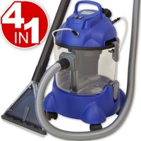 Waschsauger Polsterreiniger Hydro 7500 - 4in1 , Beutellos + Teppich-Reinigungsmaschine - 1200 Watt, 20l Volumen, 22 kPa Saugleistung - Note: Sehr Gut von ALBATROS