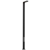 Albert 0815 LED Mastleuchte, Licht: asymmetrisch schwarz von ALBERT