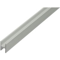 ALBERTS H-Profil, Alu silber elox., LxBxS 2000 x 9,1 x 12 x 1,3 mm von ALBERTS