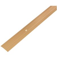 ALBERTS Übergangsprofil, Alu gold elox., LxB 2000x37,8mm von ALBERTS
