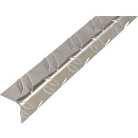 Alberts - Winkelprofil, Riffel-Prägung, gleichsch., Alu blank, LxBxH 2000 x 41, 2 x 41, 2 mm von ALBERTS