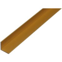 Alberts - Winkelprofil, gleichsch., Alu gold elox., LxBxHxS 1000 x 30 x 30 x 2 mm von ALBERTS