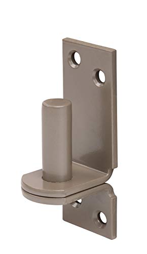 Alberts 300104 DURAVIS® Kloben auf Platte | DI-Haken | perlbeige duplexbeschichtet RAL 1035 | Dornmaß Ø16 mm | Platte 115 x 40 mm von Alberts