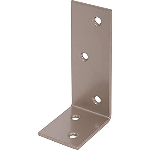 Alberts 300265 DURAVIS® Balkenwinkel | ungleichschenklig | perlbeige duplexbeschichtet RAL 1035 | Größe 40 x 80 x 30 mm von Alberts