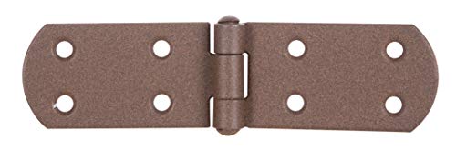 Alberts 300739 DURAVIS® Kistenband | mit vernietetem Stift | rostbraun duplexbeschichtet | Größe 135 x 35 x 2 mm von Alberts