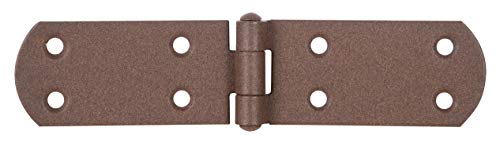 Alberts 300746 DURAVIS® Kistenband | mit vernietetem Stift | rostbraun duplexbeschichtet | Größe 156 x 35 x 2 mm von Alberts