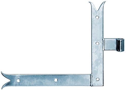 Alberts 308490 Fensterladen-Winkelband | Abschluss gerade oder Karpfenschwanz für oben oder unten | galvanisch blau verzinkt | Rolle: Ø14 mm | Größe 250 x 300 x 35 mm von Alberts
