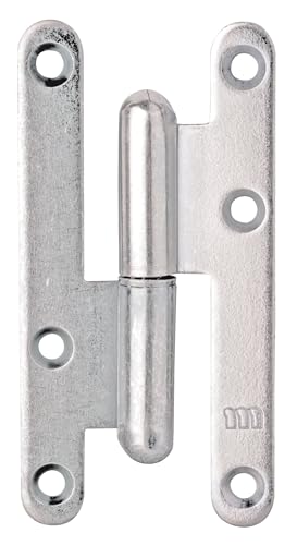 Alberts 341305 Aushebescharnier Typ Paris | links oder rechts | galvanisch blau verzinkt | 80 x 40 mm von Alberts