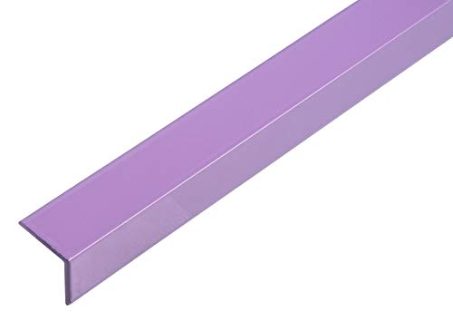 Alberts 431860 Winkelprofil | selbstklebend | Aluminium, blueberry cream kunststoffbeschichtet | 2000 x 14,5 x 11,5 x 1,5 mm von Alberts
