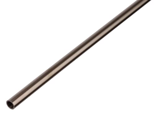 Alberts 487263 Rundrohr | Edelstahl | 2000 x 8 x 1 mm von Alberts