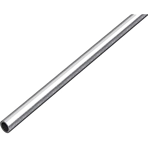 Alberts 489212 Rundrohr | Aluminium, kugelgestrahlt silber | 1000 x 15 x 1 mm von Alberts