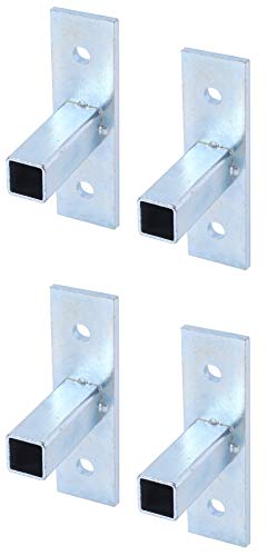 Alberts 554200 Befestigungs-Set | für Zaunfelder Secofix | galvanisch verzinkt | 4er Set von Alberts