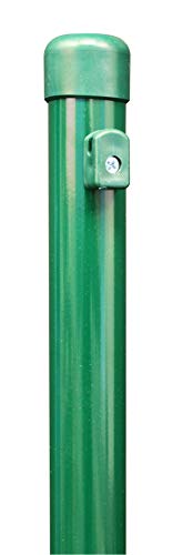 Alberts 613112 Zaunpfosten für Maschendrahtzäune | zinkphosphatiert, grün kunststoffbeschichtet | Länge 2250 mm | Pfosten-Ø 42 mm Alberts 613112 Zaunpfosten für Maschendrahtzäune | zinkphosphatiert, grün kunststoffbeschichtet | Länge 2250 mm | Pfosten-Ø 42 mm von Alberts