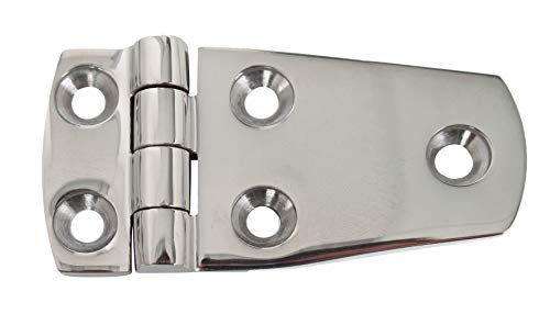 Alberts 725068 Scharnier | Edelstahl, V4A | Länge 38 mm | Breite 68 mm von Alberts