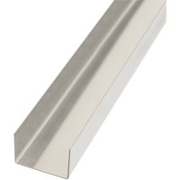 Alberts Glattblech U-Form Aluminium natur 20 x 29 x 20 x 1000 mm gekantet von ALBERTS