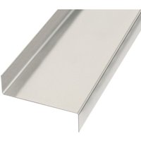 Alberts Glattblech Z-Form Aluminium natur 18 x 63 x 18 x 2000 mm gekantet Glattblech von ALBERTS