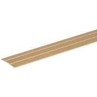 Alberts - bergangsprofil, Alu gold elox.,selbstkl.,o. Schraublöcher LxB 900x37,8mm Alberts - bergangsprofil, Alu gold elox.,selbstkl.,o. Schraublöcher LxB 900x37,8mm von ALBERTS