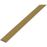 Alberts - Flachstange, Messing, LxBxS 1000 x 10 x 2 mm von ALBERTS