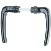 Alberts - Türdrücker für Welleng.-Tor, ein Paar, Alu, schw.elox., Abst.Tür-Griff 50mmGriffB115mm Alberts - Türdrücker für Welleng.-Tor, ein Paar, Alu, schw.elox., Abst.Tür-Griff 50mmGriffB115mm von ALBERTS