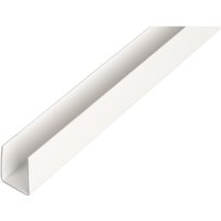 U-Profil, pvc weiß, LxBxHxS 2000 x 18 x 10 x 1 mm - Alberts U-Profil, pvc weiß, LxBxHxS 2000 x 18 x 10 x 1 mm - Alberts von ALBERTS
