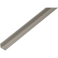 Alberts - U-Profil für Spanplatten 16/19 mm, Alu silber elox., LxBxS 2000 x 22 x 15 x 1,5 mm Alberts - U-Profil für Spanplatten 16/19 mm, Alu silber elox., LxBxS 2000 x 22 x 15 x 1,5 mm von ALBERTS