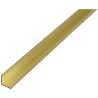 Alberts - Winkelprofil, gleichsch., Messing, LxBxHxS 1000 x 10 x 10 x 1 mm von ALBERTS