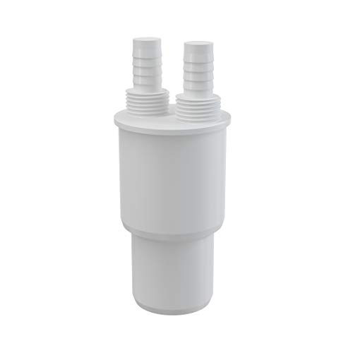 Weiße Kunststoff-Reduktion Minderer Anschluss 40 / 50xg1 / 2"Schlauchanschluss zu verschwenden von PLUMBING4HOME