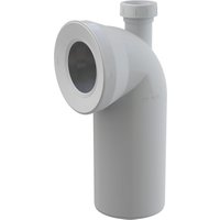 A90-90P40A wc Anschlussbogen 90° mit Konnektor Anschluss DN40 - Alcadrain von ALCADRAIN