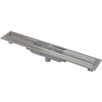 Alcadrain - APZ1101 Low Duschrinne mit Rand für den perforierten Rost, Abfluss senkrecht 550 mm von ALCADRAIN