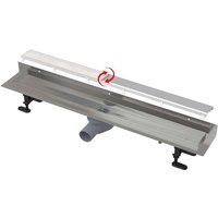 Duschrinnen - Duschrinne Fit and Go 950 mm, inkl. Rost, Edelstahl APZ23-DOUBLE9-950 - Alcadrain von ALCADRAIN